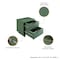 Manhattan Comfort Granville Sage Green 5-Drawer Tall Dresser, 3-Drawer Standard Dresser and 2-Drawer Nightstand GRAN053 - alternate 2